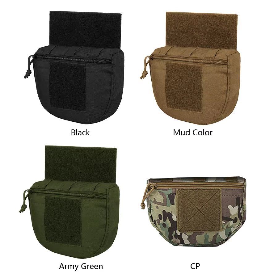 Outdoor Sports Vest Expansion Small Bag Waist Bag MOLLE Accessory Tool Small Hanging Bag Portable Multifunctional Chest