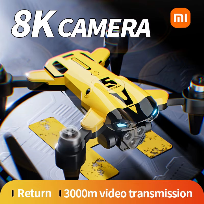 Xiaomi M5 Drone 8K HD Aerial Professional Triple-Camera Optical Flow Positioning Intelligent Obstacle Avoidance Brushless Drone