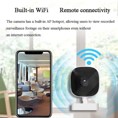 2025 New 4K Security Camera Full-Color Night Vision Wifi Monitor with 2-Way Audio IP65 Waterproof Motion Detect Surveillance