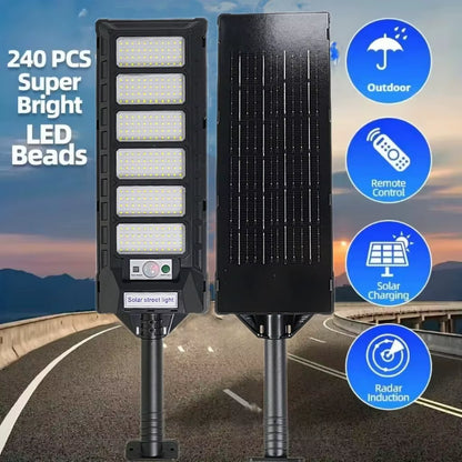 100000LM Solar LED Outdoor Lighting Motion Sensor Light Outdoor Solar Spotlight Sunshine Wall Lamp Courtyard Light Garden Light