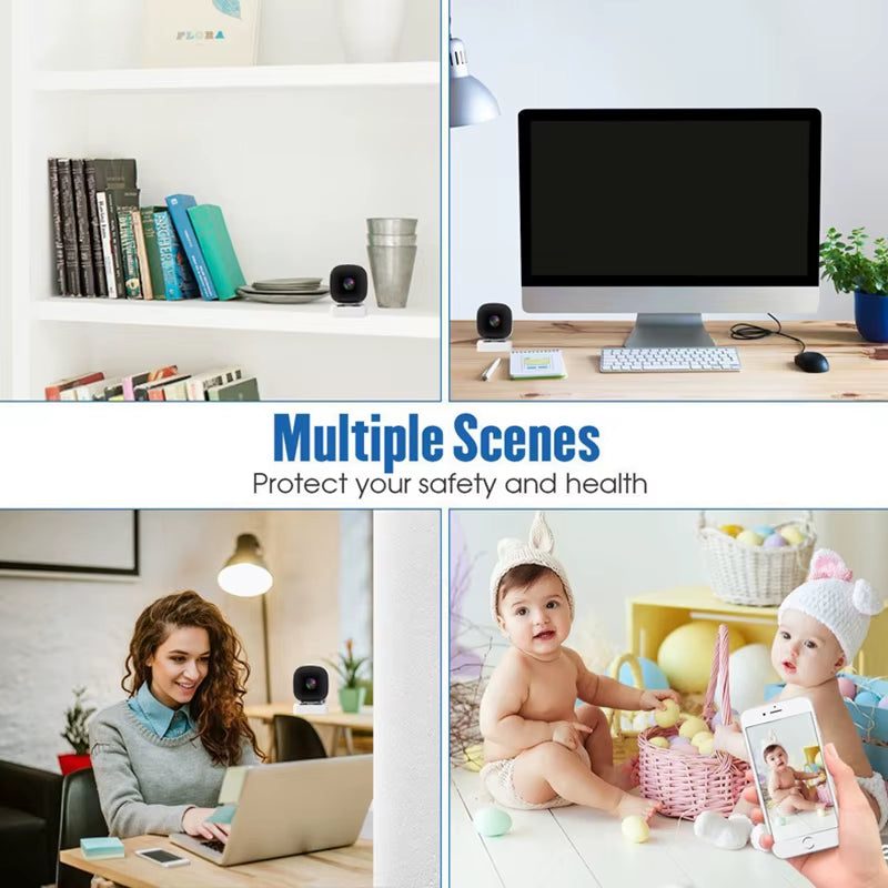 2025 New 4K Security Camera Full-Color Night Vision Wifi Monitor with 2-Way Audio IP65 Waterproof Motion Detect Surveillance