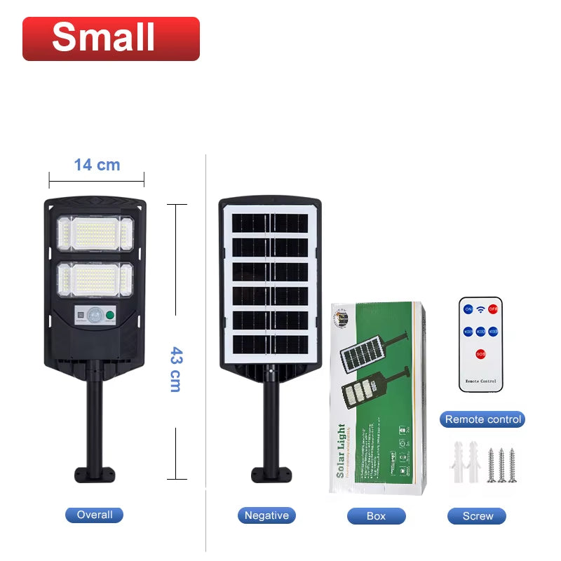 100000LM Solar LED Outdoor Lighting Motion Sensor Light Outdoor Solar Spotlight Sunshine Wall Lamp Courtyard Light Garden Light