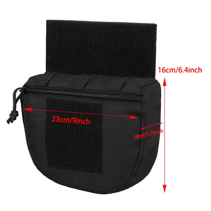 Outdoor Sports Vest Expansion Small Bag Waist Bag MOLLE Accessory Tool Small Hanging Bag Portable Multifunctional Chest