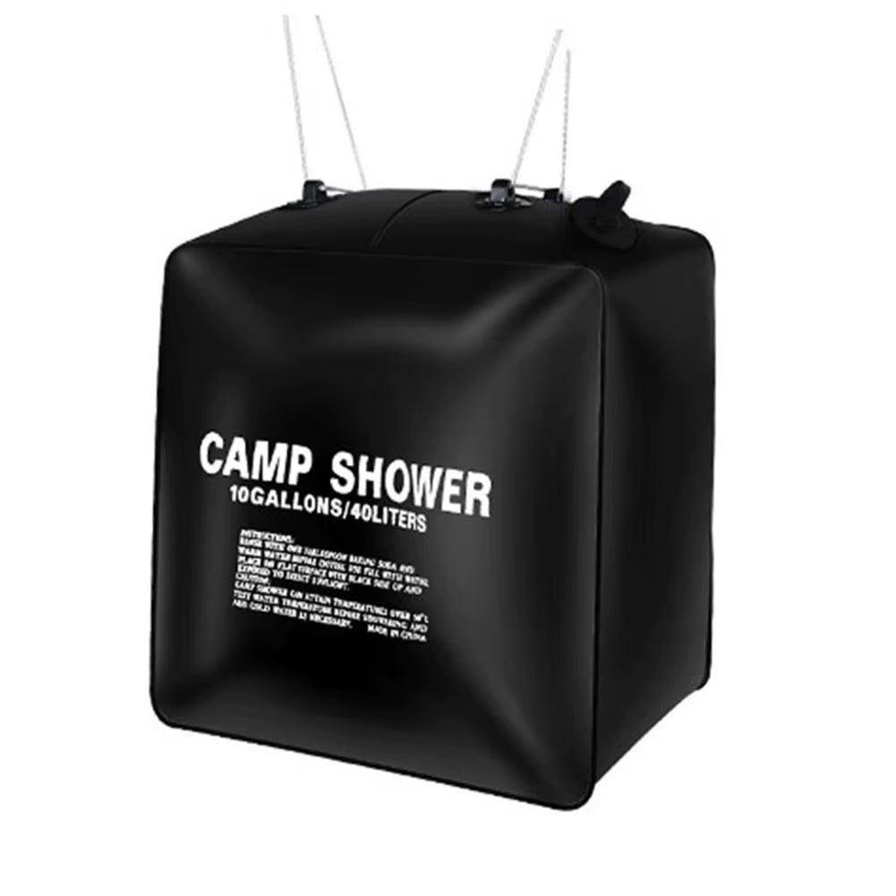 40L Bathing Bags Foldable Pvc Outdoor Shower Bags Uv Protection Coating Outdoor Bath Water Bag Portable for Travel Hiking Picnic